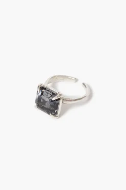 Caprice Crystal Toe Ring Smoke
